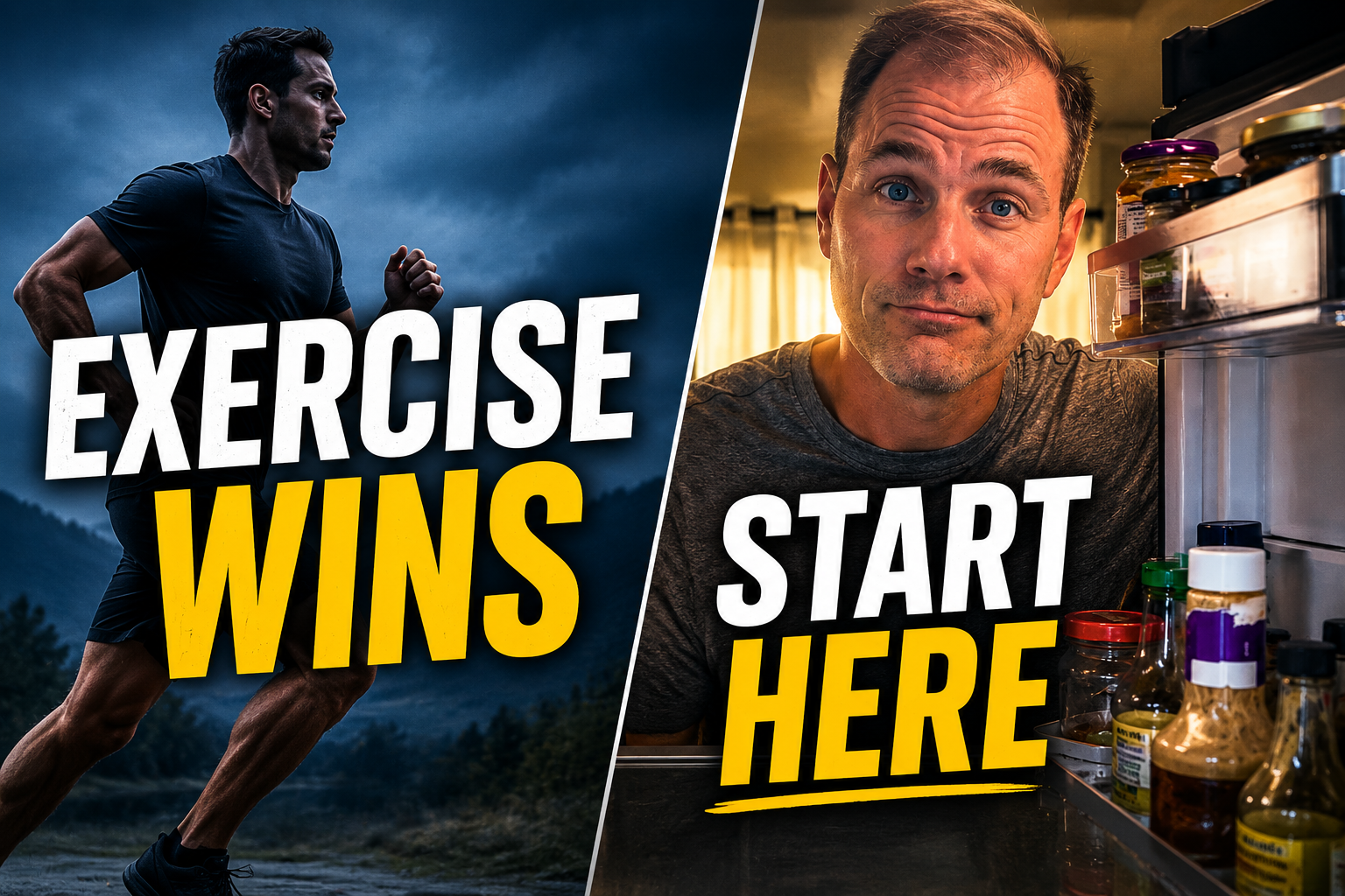 Thumbnail for FLOW Healthspan video about why nutrition is the best place to begin a longevity-focused lifestyle, even though exercise is the strongest driver of longevity.